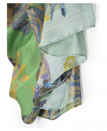 Палантин Женский SN40-ROSE/BLEU.CIEL